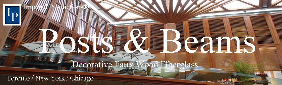 Fiberglass posts and beams 