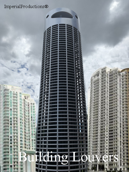 Louvered high rise keeps direct sunlight out