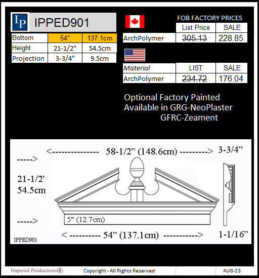 IPPED901 Pediments 