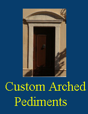custom arched pediments for doors windows facades