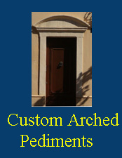 custom arched pediments for doors windows facades